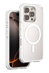 Onegif Apple İphone 16 Pro Max Hulk Magsafe Kapak - Beyaz