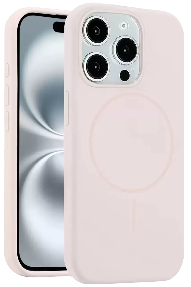 Joko Apple İphone 15 Pro Max Kılıf Jully Magsafe Kapak - Pudra
