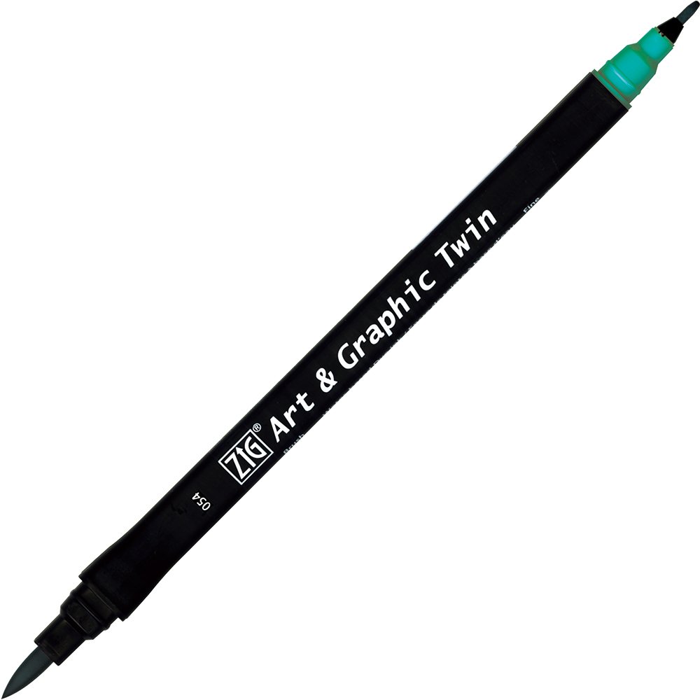 Art & Graphic Twin - Turquoise Green - 054