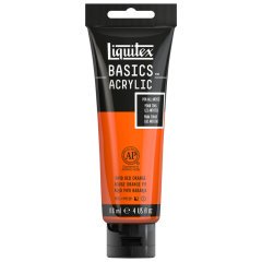 Basics Akrilik 118ml - Vivid Red Orange N:620