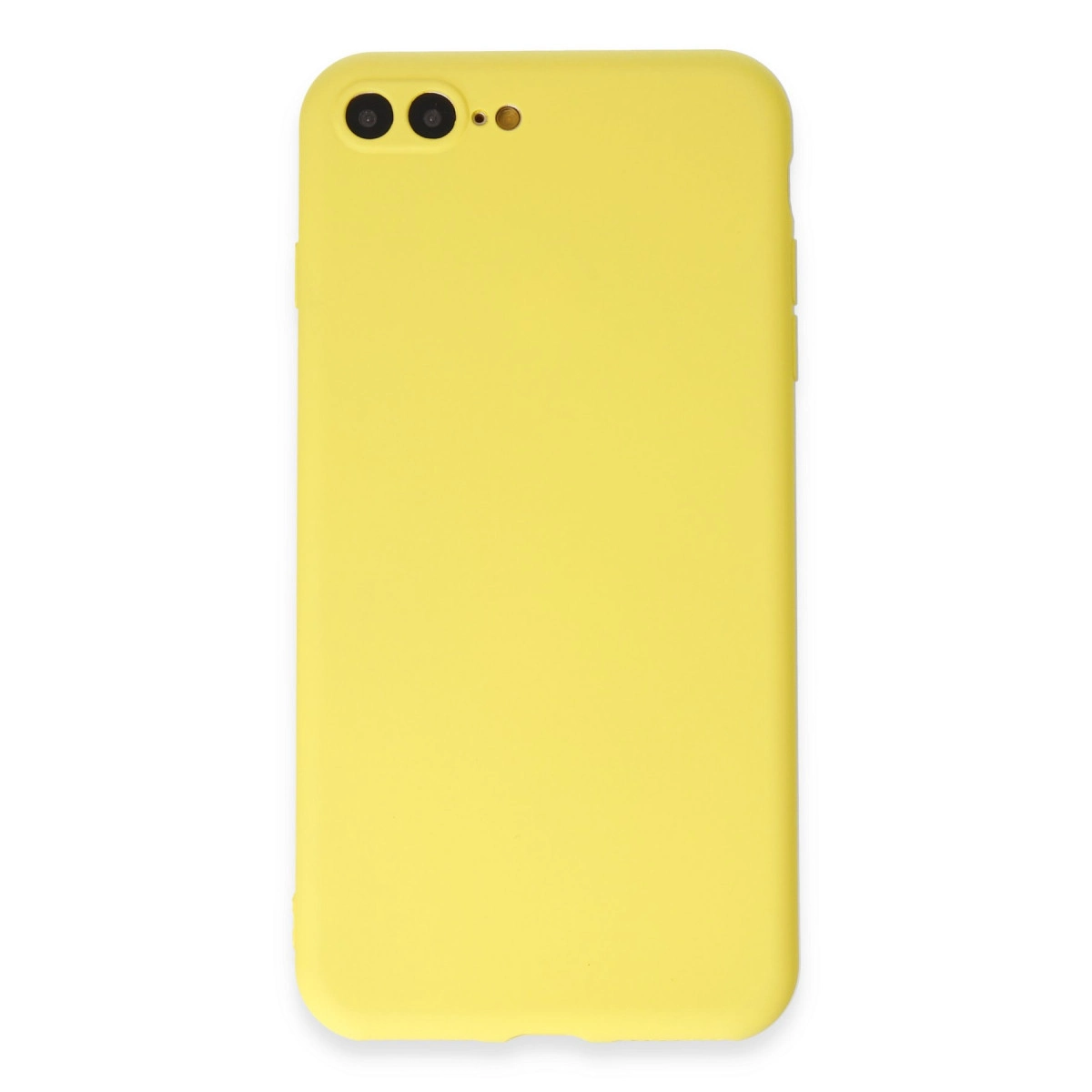 İphone 7 Plus Kılıf First Silikon - Sarı