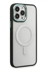 Newface İphone 15 Pro Kılıf Room Magneticsafe Silikon - Köknar Yeşili