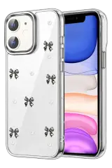 Newface Apple İphone 12 Fiyonk Desenli Kapak - Desen 8