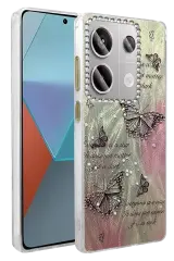 Newface Xiaomi Redmi Note 13 Pro 4g Kılıf Blade Aynalı Desenli Kapak - Desen 6