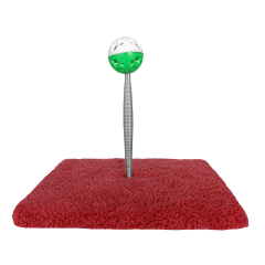 Yaylı Toplu Hacıyatmaz Kedi Aktivite Oyuncağı 16-20 cm Kırmızı