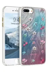 Newface İphone 7 Plus Kılıf Blade Aynalı Desenli Kapak - Desen 4