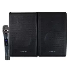 Shile Kx-2 El Mikrofonlu Kumandalı Usb, Sd Ve Bluetooth Taşınabilir Hoparlör