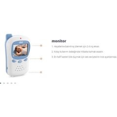 Chicco Görüntülü Bebek Telsizi Smart 260