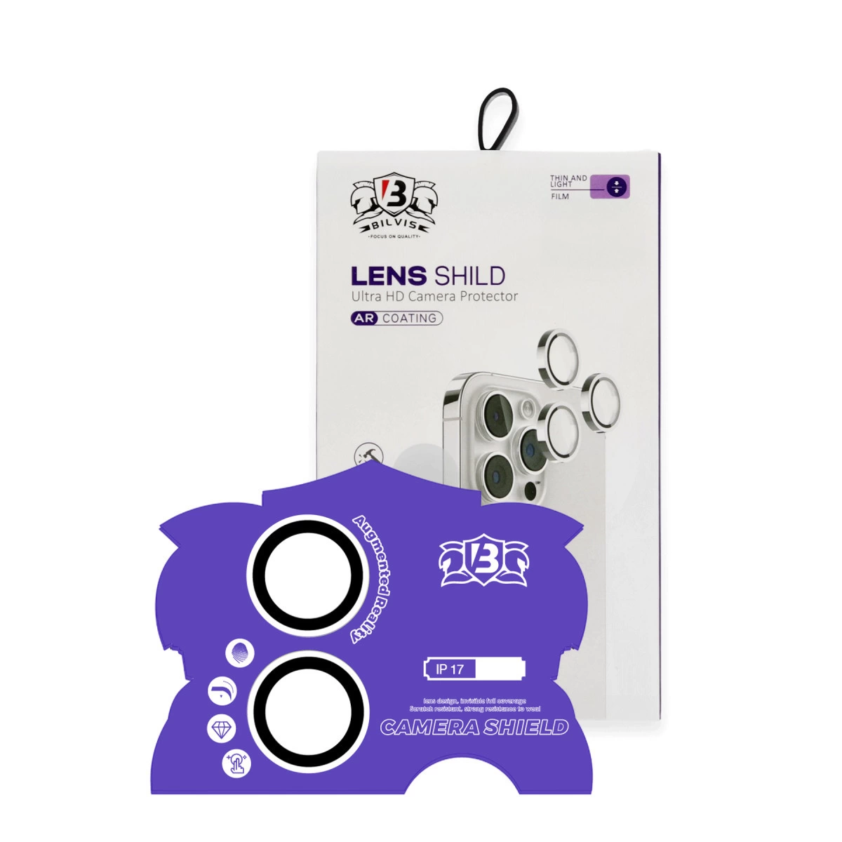 İphone 17 Bilvis Titan Kamera Lens - Gümüş