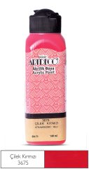 Akrilik Ahşap Boyası 140ml 3675 Çilek Kırmızı