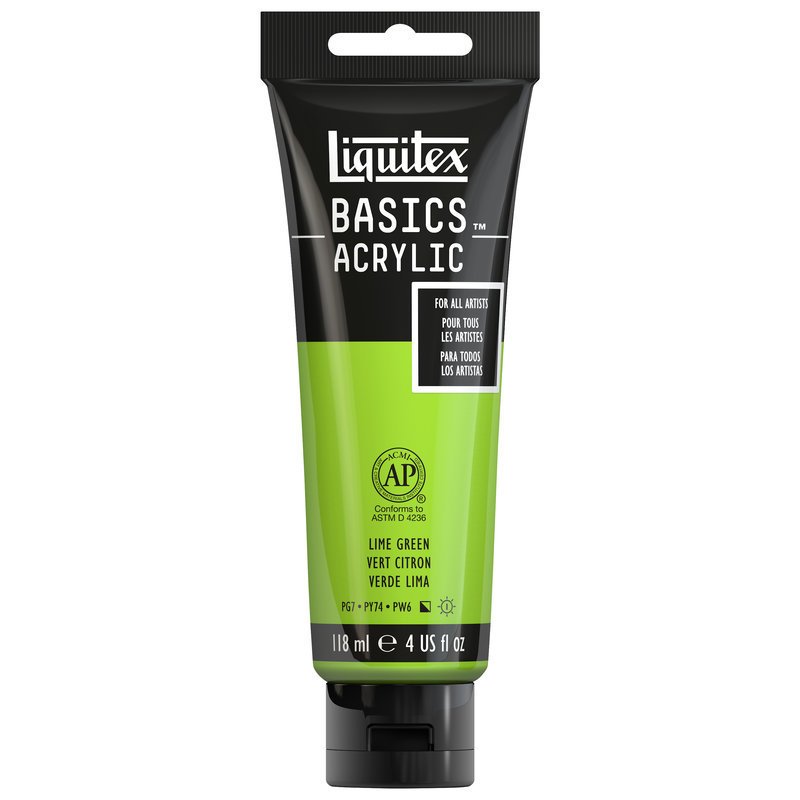 Basics Akrilik 118ml - Lime Green N:222