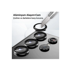 Samsung Galaxy A25 5g Valdez Metal Kamera Lens - Siyah