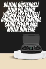 Kablosuz Dijital Göstergeli Çağrı Cevaplayabilen Tws 5.0 Bluetooth Kulaklık