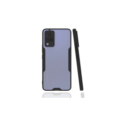 Vivo V21 Kılıf Platin Silikon - Siyah