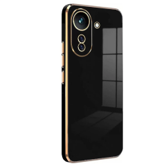 Xiaomi Redmi 13c Kılıf Volet Silikon - Siyah