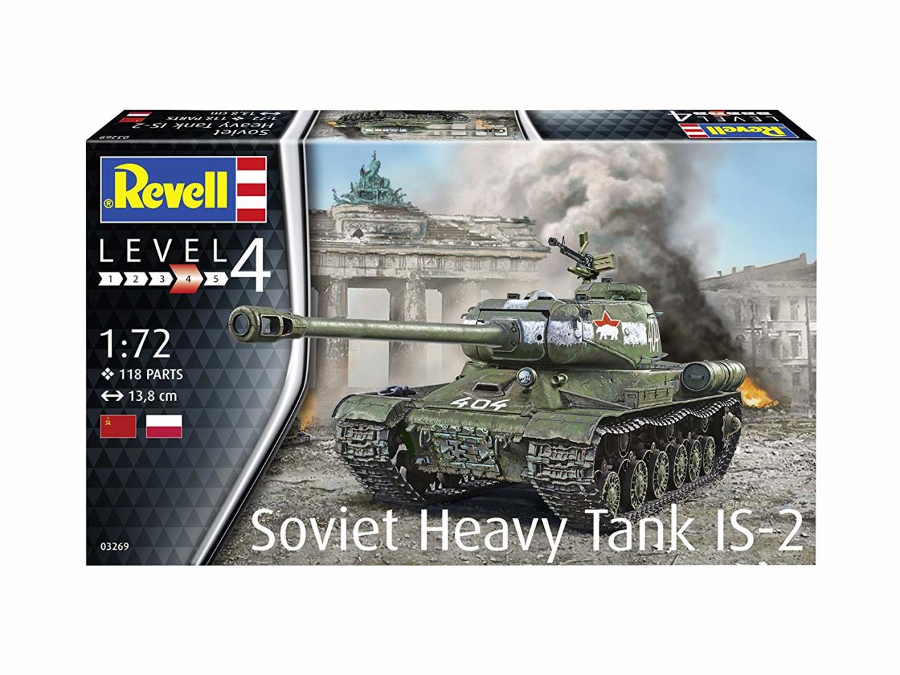 Soviet Heavy Tank IS-2 Model Tank - 1:72 - 3269