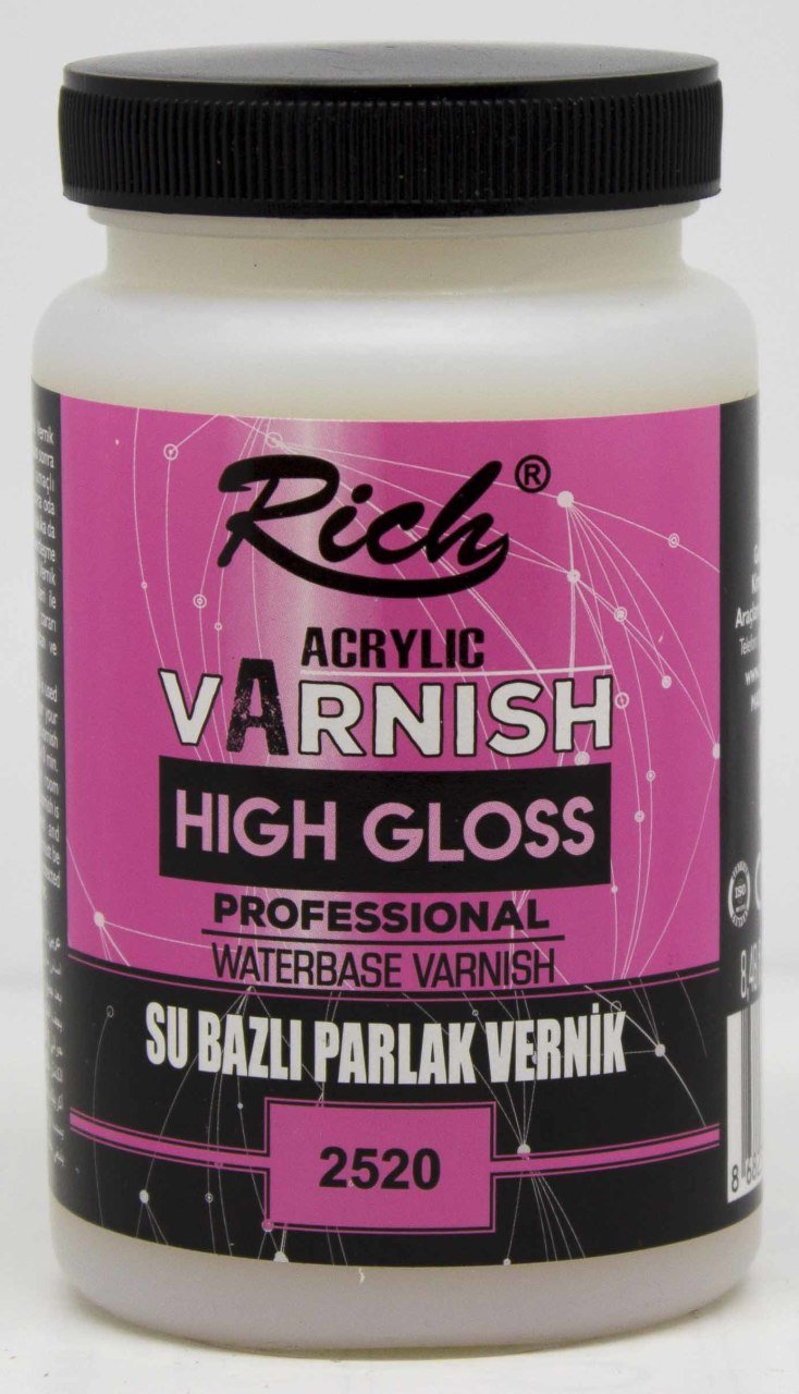 High Gloss Su Bazlı Parlak Vernik 250cc