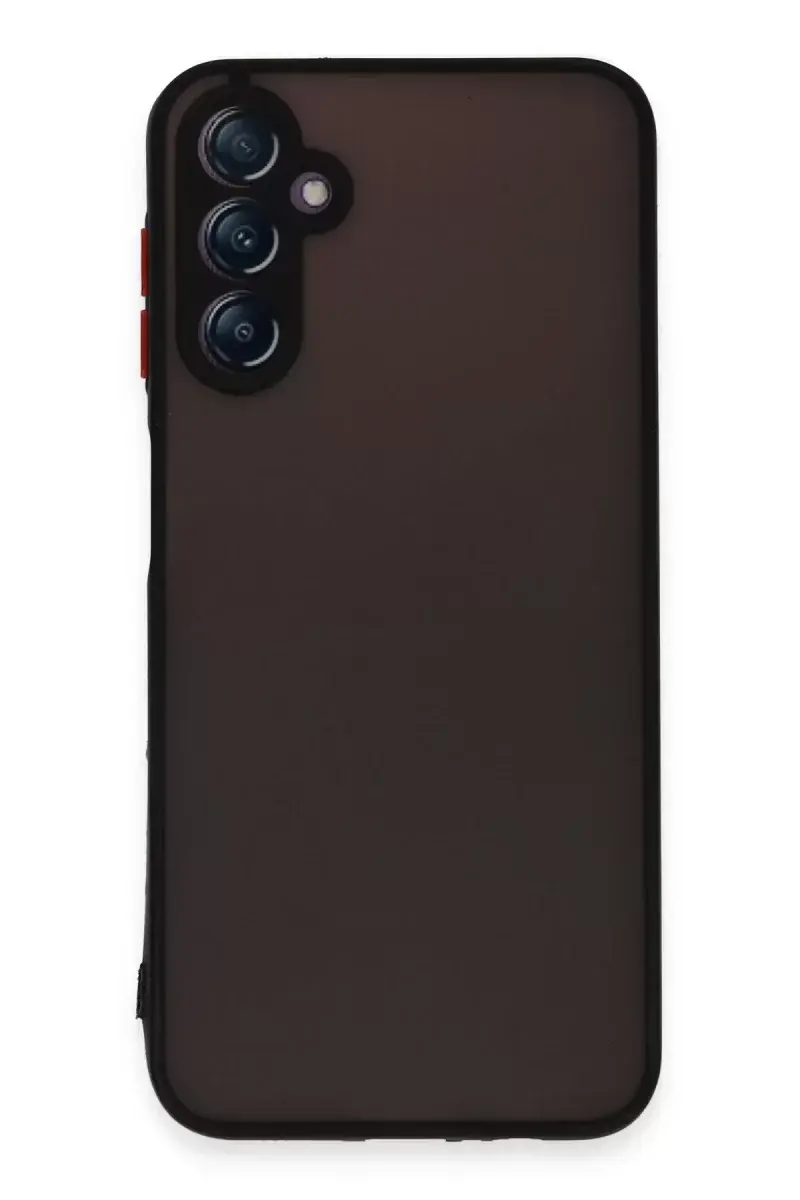Newface Samsung Galaxy A14 4g Kılıf Montreal Silikon Kapak - Siyah