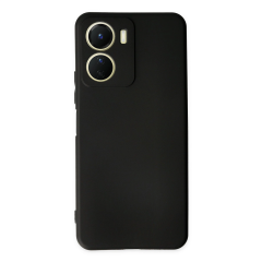 Vivo Y16 Kılıf First Silikon - Siyah