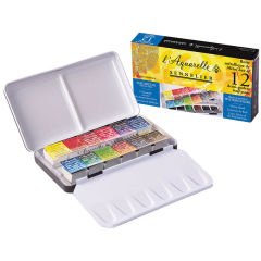 Suluboya Set 1/2 Tablet 12 Renk Pocket Box N:131605