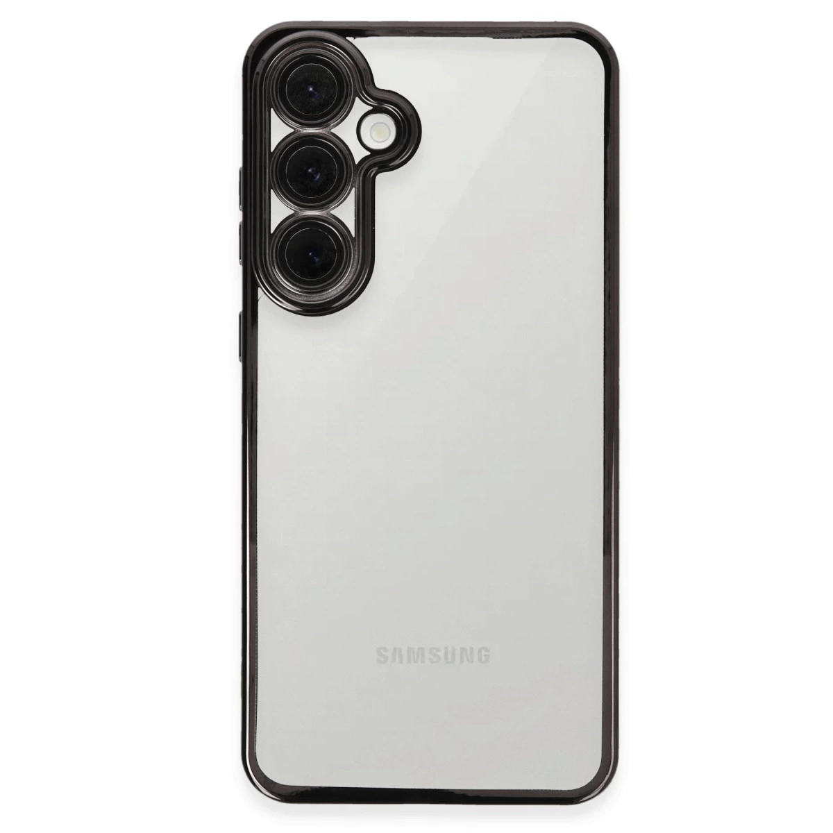 Samsung Galaxy S24 Fe Kılıf Razer Lensli Silikon - Siyah