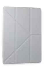 Newface Samsung Galaxy Tab A9 Kılıf Kalemlikli Mars Tablet Kılıfı - Gri