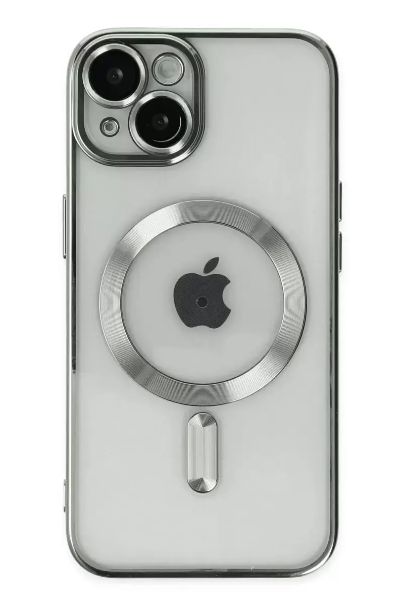 Newface Apple İphone 14 Kılıf Kross Magneticsafe Kapak - Gümüş