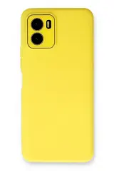 Newface Vivo Y15s Kılıf Lansman Glass Kapak - Sarı