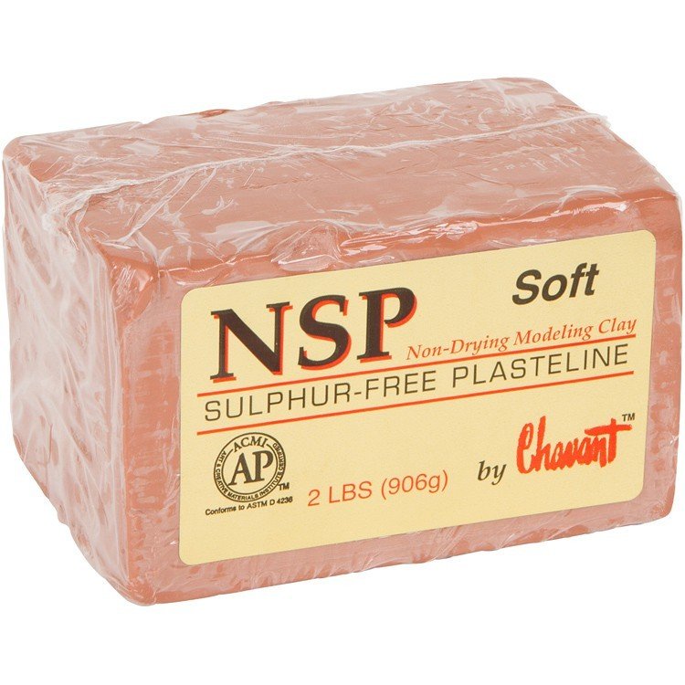 NSP Soft Plastilin Hamuru 906gr - Kahverengi