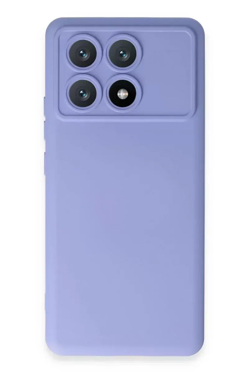 Newface Xiaomi Poco X6 Pro Kılıf Nano İçi Kadife Silikon - Lila