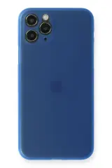 Newface Apple İphone 11 Pro Max Kılıf Pp Ultra İnce Kapak - Mavi