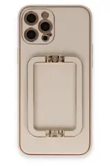 Newface İphone 12 Pro Kılıf Coco Elit Kapak - Gold