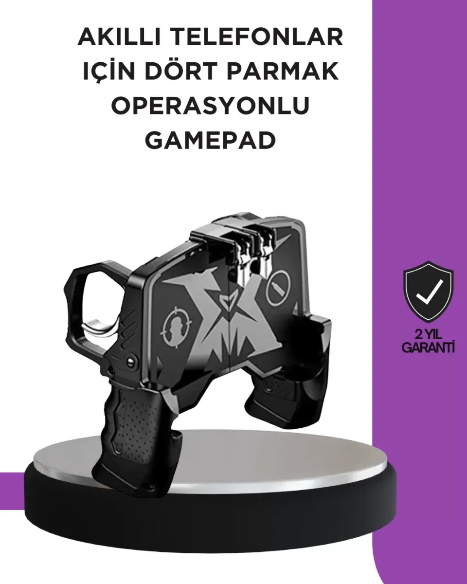 Tetikli Mobil Gamepad Ergonomik Kavramalı Oyun Aparatı