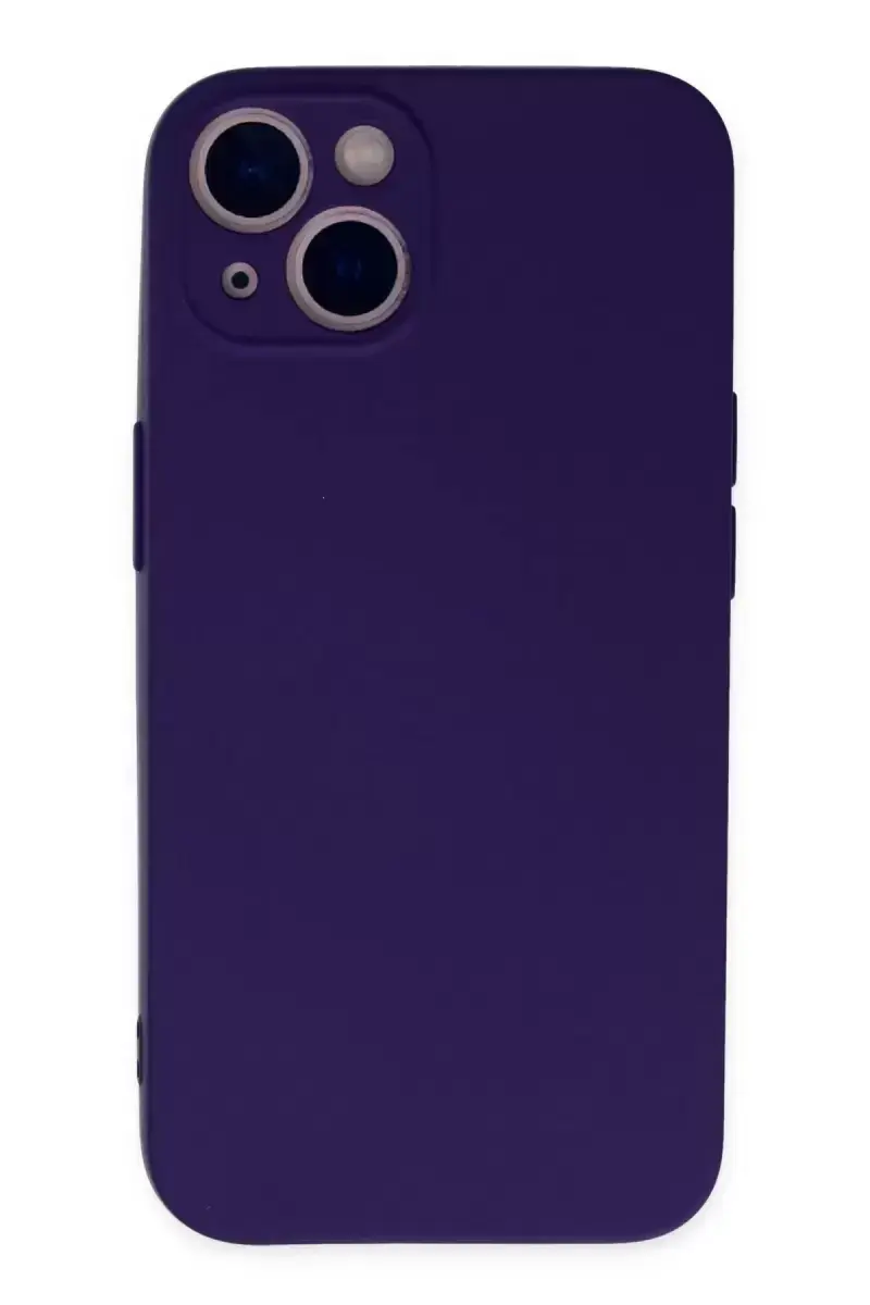 Newface İphone 13 Mini Kılıf Nano İçi Kadife Silikon - Mor
