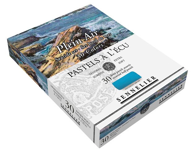 Soft Pastel Seaside Seti 30'lu - Yarım Boy