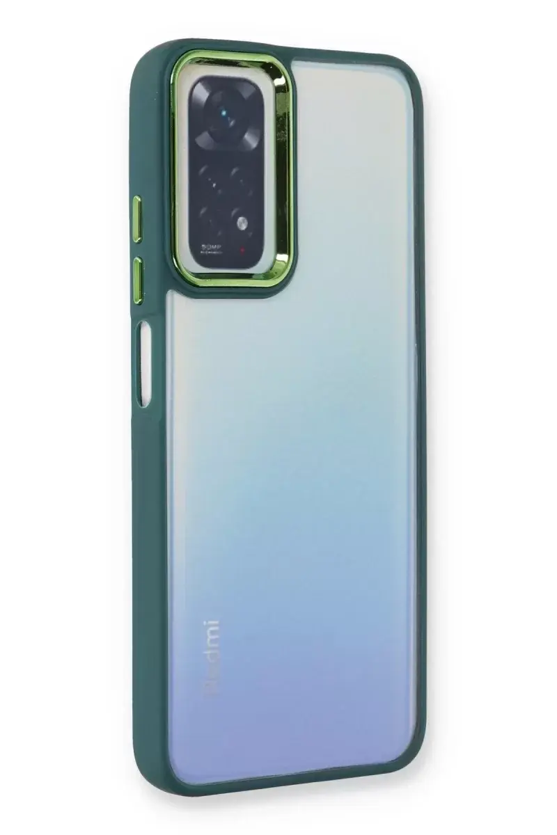Newface Xiaomi Redmi Note 11 Pro Kılıf Dora Kapak - Haki Yeşil