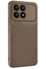 Newface Xiaomi Poco F8 Pro Auto Focus Karbon Kapak - Kahverengi