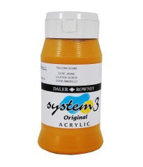 System 3 Akrilik Boya 500ml N:663 Yellow Ochre