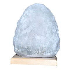 Doğal Kaya Tuzu Lambası Çankırı Kablolu Ampullü Beyaz 2-3 Kg