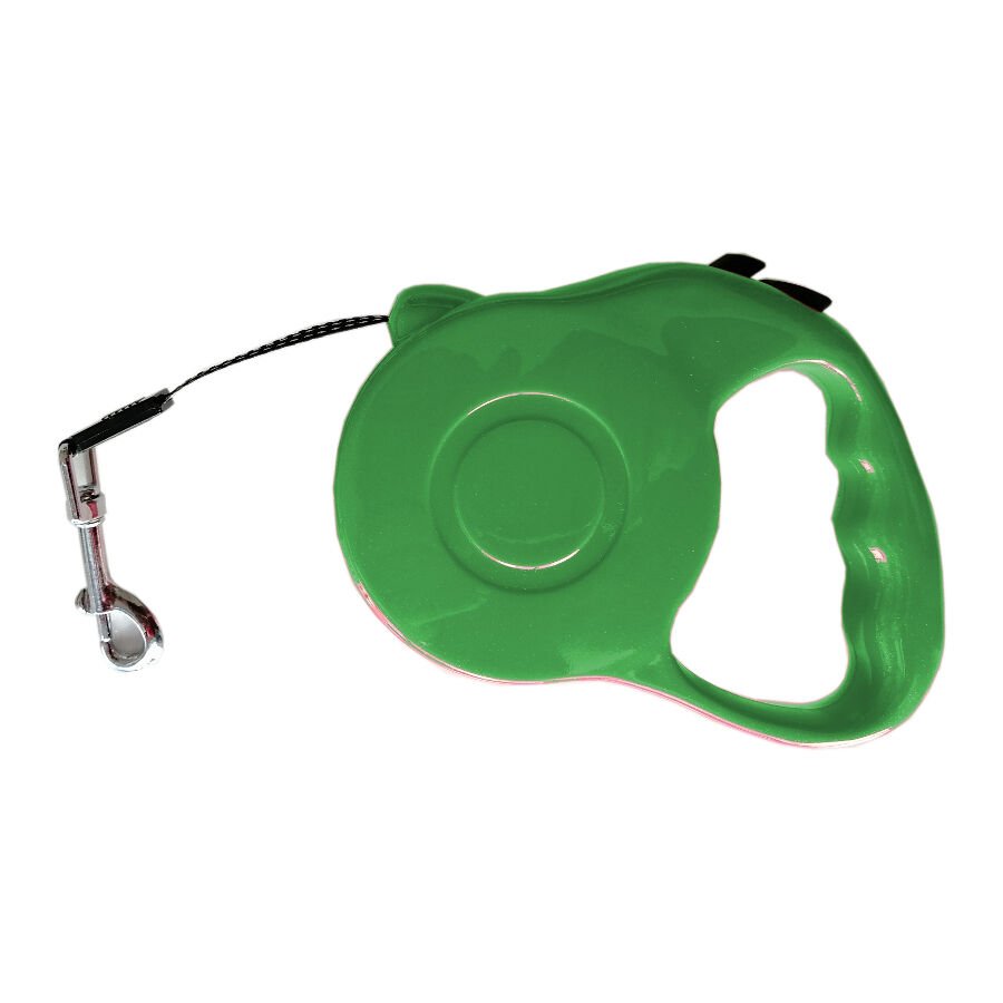 Nunbell Kedi Köpek Otomatik Gezdirme Tasması 15 kg / 3 Metre Yeşil