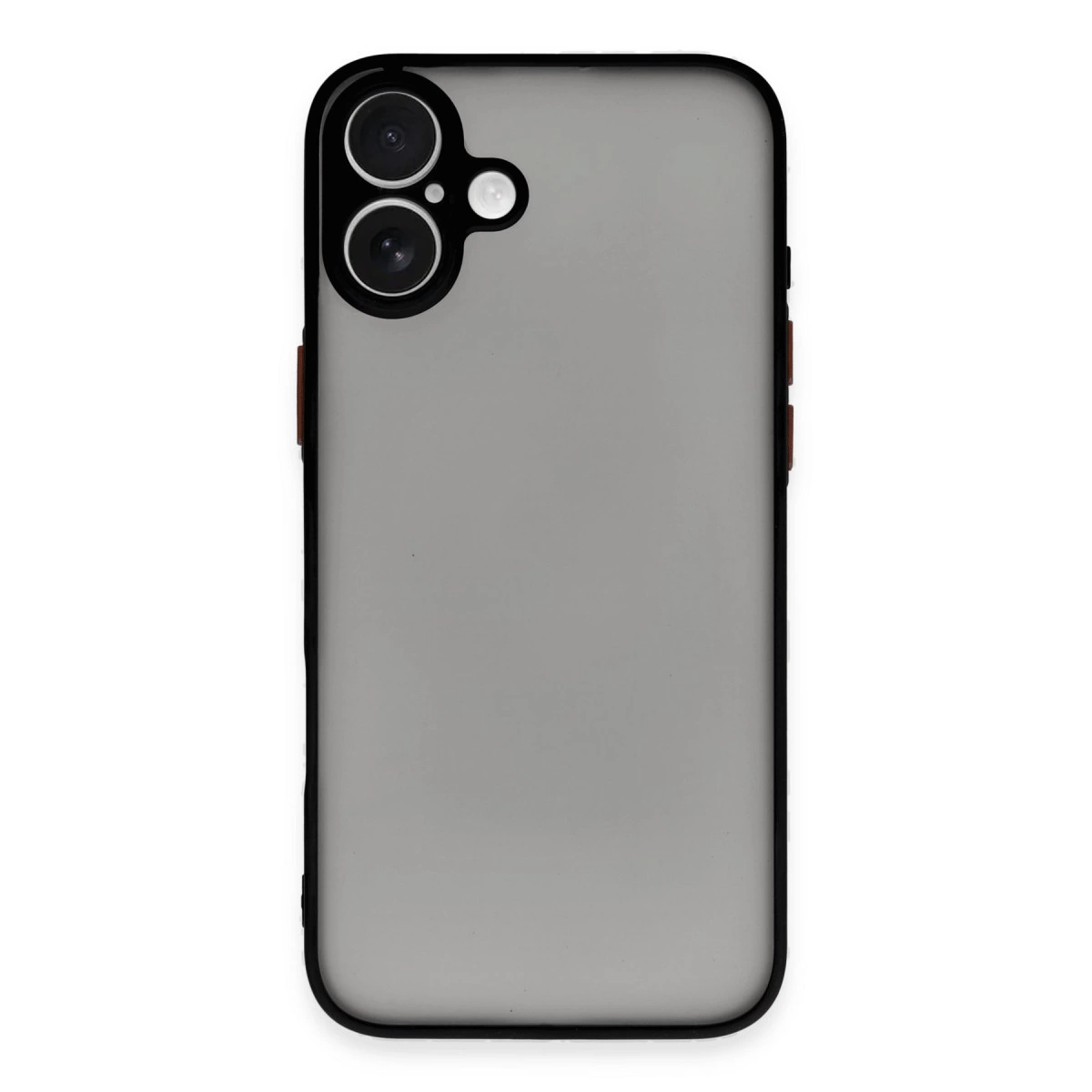 İphone 16 Plus Kılıf Montreal Silikon Kapak - Siyah