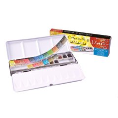 Suluboya Seti - 12+6 Renk