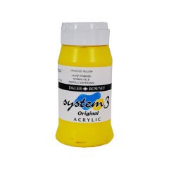 System 3 Akrilik Boya 500ml N:675 Process Yellow