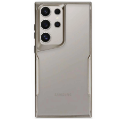 Samsung Galaxy S24 Ultra Kılıf Boyi Silikon Kapak - Titan Gri
