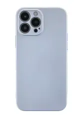 Newface İphone 13 Pro Kılıf Nano İçi Kadife Silikon - Sky Blue