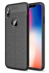 Newface İphone Xs Max Kılıf Auto Focus Kapak - Siyah