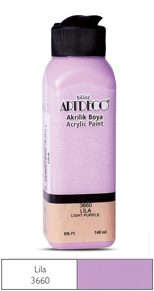 Akrilik Ahşap Boyası 140ml 3660 Lila