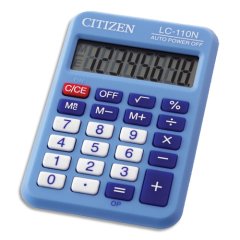 Cep Tipi Hesap Makinası Mavi