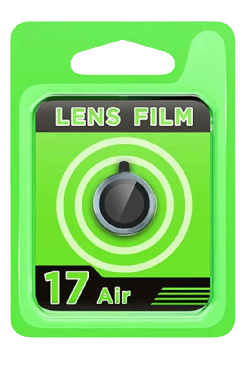 Newface Apple İphone 17 Air Raze Metal Kamera Lens - Mavi