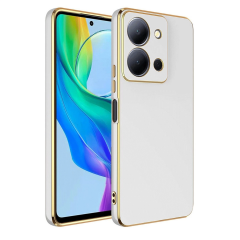 Vivo Y36 Kılıf Volet Silikon - Beyaz